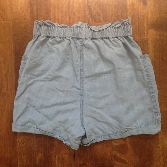 Community - Chambray Doddridge High Waisted Shorts - Picture 7 of 9
